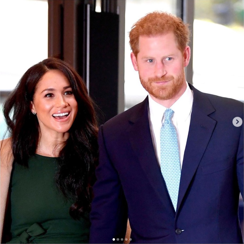 Netflixの次にSpotifyとも契約を締結したヘンリー王子夫妻（画像は『The Duke and Duchess of Sussex　2019年10月15日付Instagram「This evening, The Duke and Duchess of Sussex attended the annual ＃WellChildAwards in London.」』のスクリーンショット）