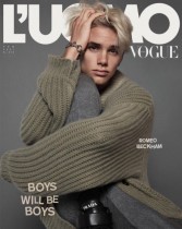 【イタすぎるセレブ達】ベッカム家次男ロメオ、イタリア「VOGUE」男性版表紙に登場　「ヴィクトリアそっくり」とファン沸く