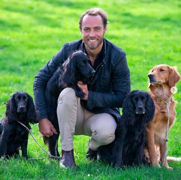 犬のしつけ動画を公開予定のジェームズさん（画像は『James Middleton　2020年3月3日付Instagram「“Dogs really do change lives ＆ save lives”」』のスクリーンショット）