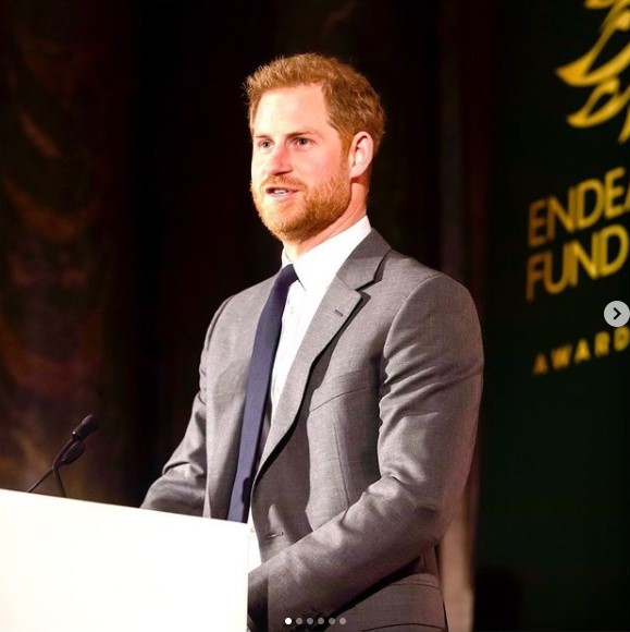「英国の毒々しいメディア」とも語ったヘンリー王子（画像は『The Duke and Duchess of Sussex　2019年12月9日付Instagram「Spotlight on: Endeavour Fund」』のスクリーンショット）
