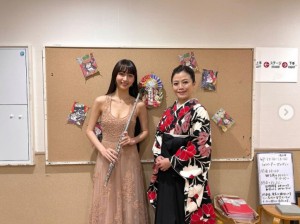 フルート奏者のCocomi（画像は『cocomi_553_official　2021年1月3日付Instagram「本日は、Bunkamuraオーチャードホールにて、東京フィルハーモニー交響楽団 ニューイヤー・コンサートに、参加させて頂きました。」』のスクリーンショット）
