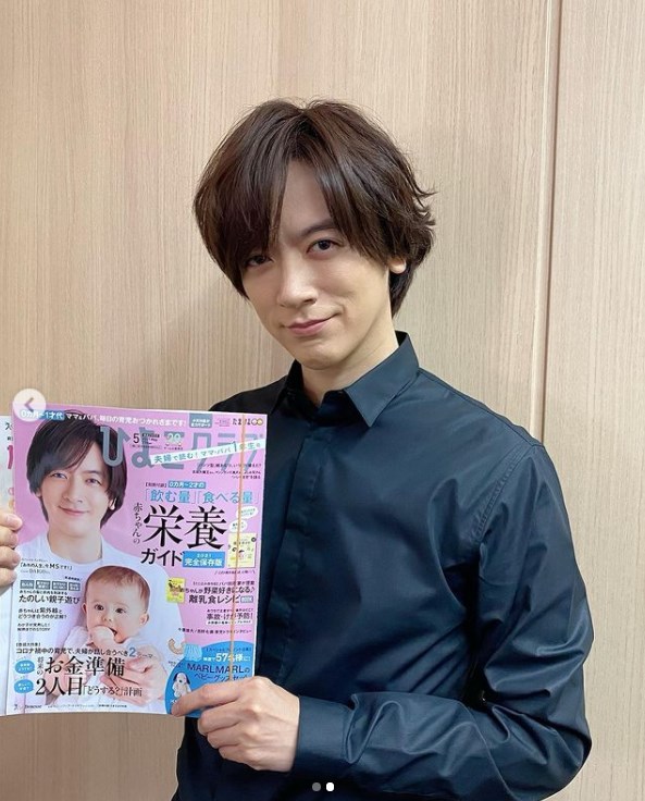 『ひよこクラブ』の表紙を飾ったDAIGO（画像は『DAIGO　2021年4月15日付Instagram「本日発売のひよこクラブ5月号の表紙をやらせていただきました！」』のスクリーンショット）