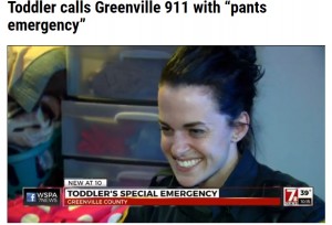 2児の母親でもあるマーサさん（画像は『WSPA　2016年3月3日付「Toddler calls Greenville 911 with “pants emergency”」』のスクリーンショット）