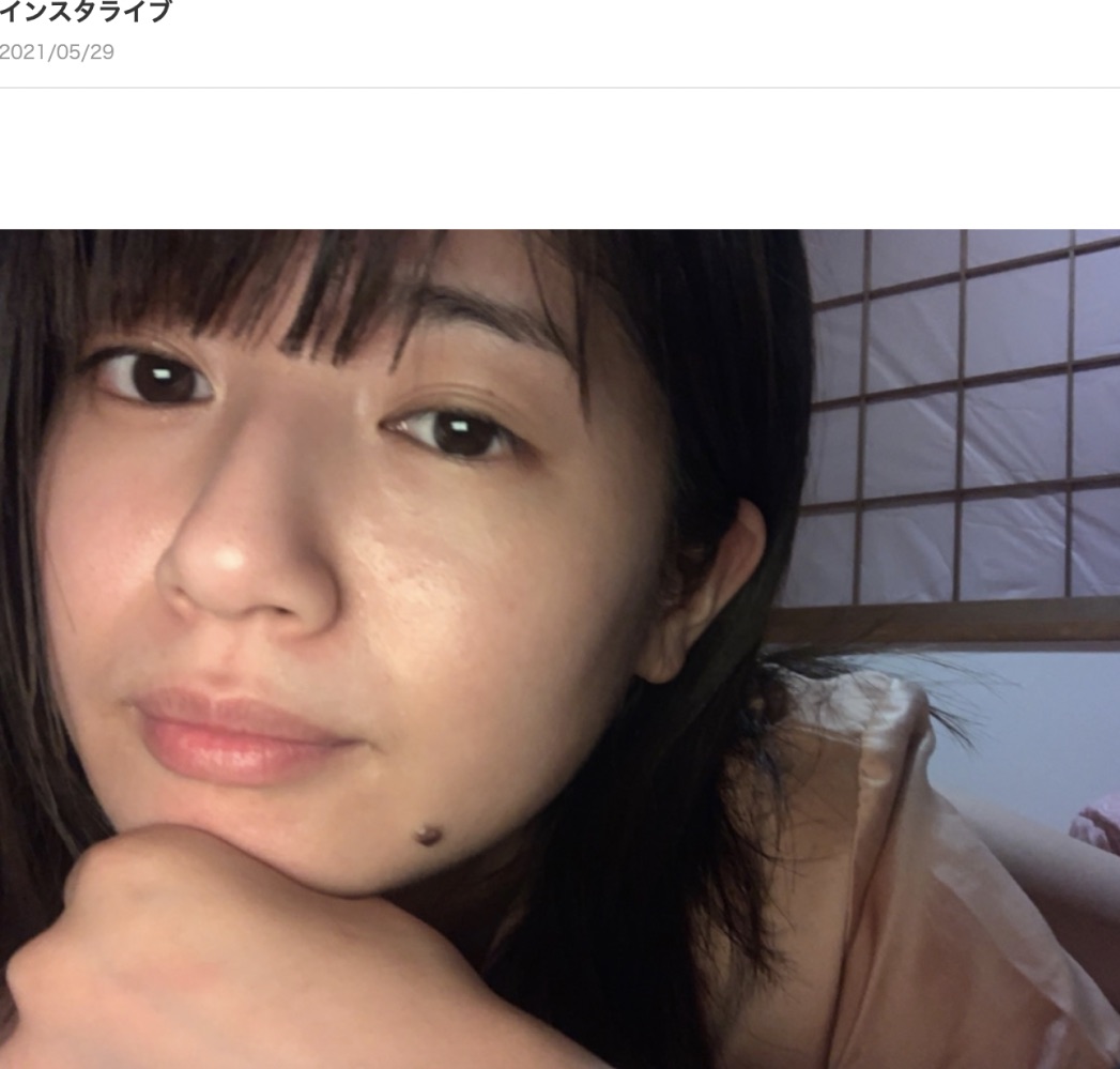 ブログには「気にしないで！」と応援する声も（画像は『小林礼奈　2021年5月29日付オフィシャルブログ「インスタライブ」』のスクリーンショット）