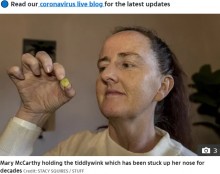 【海外発！Breaking News】8歳のときのお遊びが原因　45歳女性の鼻の奥からプラスチックを摘出　鼻咽頭ぬぐい検査で発覚（ニュージーランド）