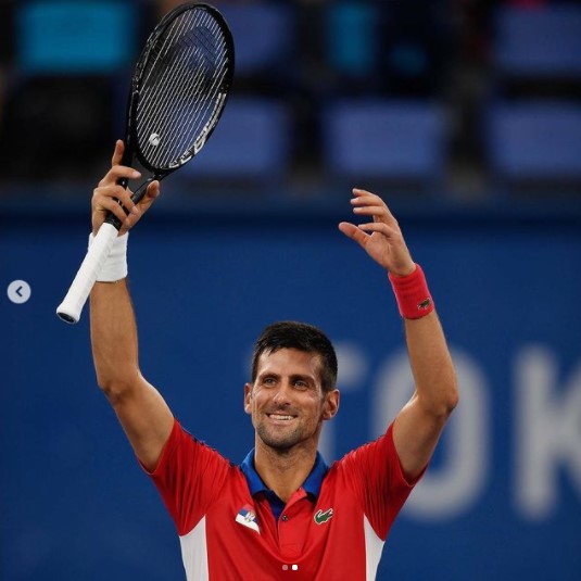 「すべての力を出し切った」とジョコビッチ選手（画像は『Novak Djokovic　2021年7月26日付Instagram「R3」』のスクリーンショット）