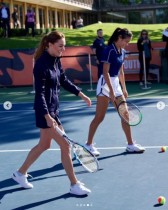 【イタすぎるセレブ達】キャサリン妃のテニスの腕前を絶賛　ダブルスを楽しんだ18歳全米オープン新女王「フォアハンドが素晴らしい」