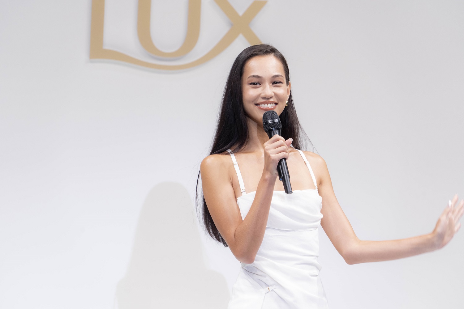 「LUX ブランドリニューアル発表会」でさまざまなトークを繰り広げた水原希子