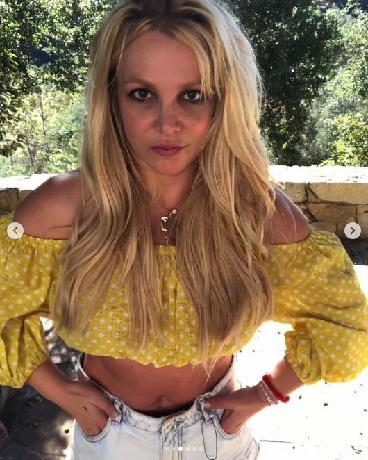 「赤ちゃんを検討中」と明かしたブリトニー（画像は『Britney Spears　2021年11月17日付Instagram「More shots from this weekend!!!」』のスクリーンショット）