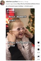 【海外発！Breaking News】目に障がいがある2歳女児、初めて眼鏡をかけた姿に母は感涙「ママが見えるでしょう！」＜動画あり＞