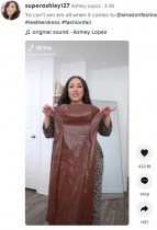 【海外発！Breaking News】「私まるでM＆M’Sのチョコみたい」　アマゾンで買ったドレスを試着したプラスサイズの女性（米）＜動画あり＞