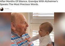【海外発！Breaking News】言葉が出なかったアルツハイマー病の男性、ひ孫に出会い「アイ・ラブ・ユー」（米）＜動画あり＞