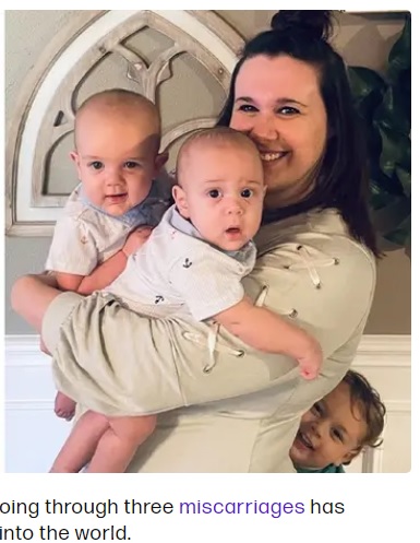 3度の流産を経験した後に、奇跡の妊娠が判明（画像は『Tyla　2022年5月30日付「Mum Has ‘Miracle’ Twins After Falling Pregnant While Pregnant」』のスクリーンショット）