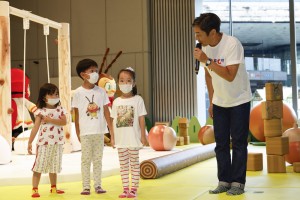 子供たち3人が遊びに来た