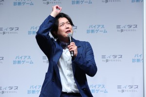 発表会でおどけるも実は社長になりたいシュウペイ