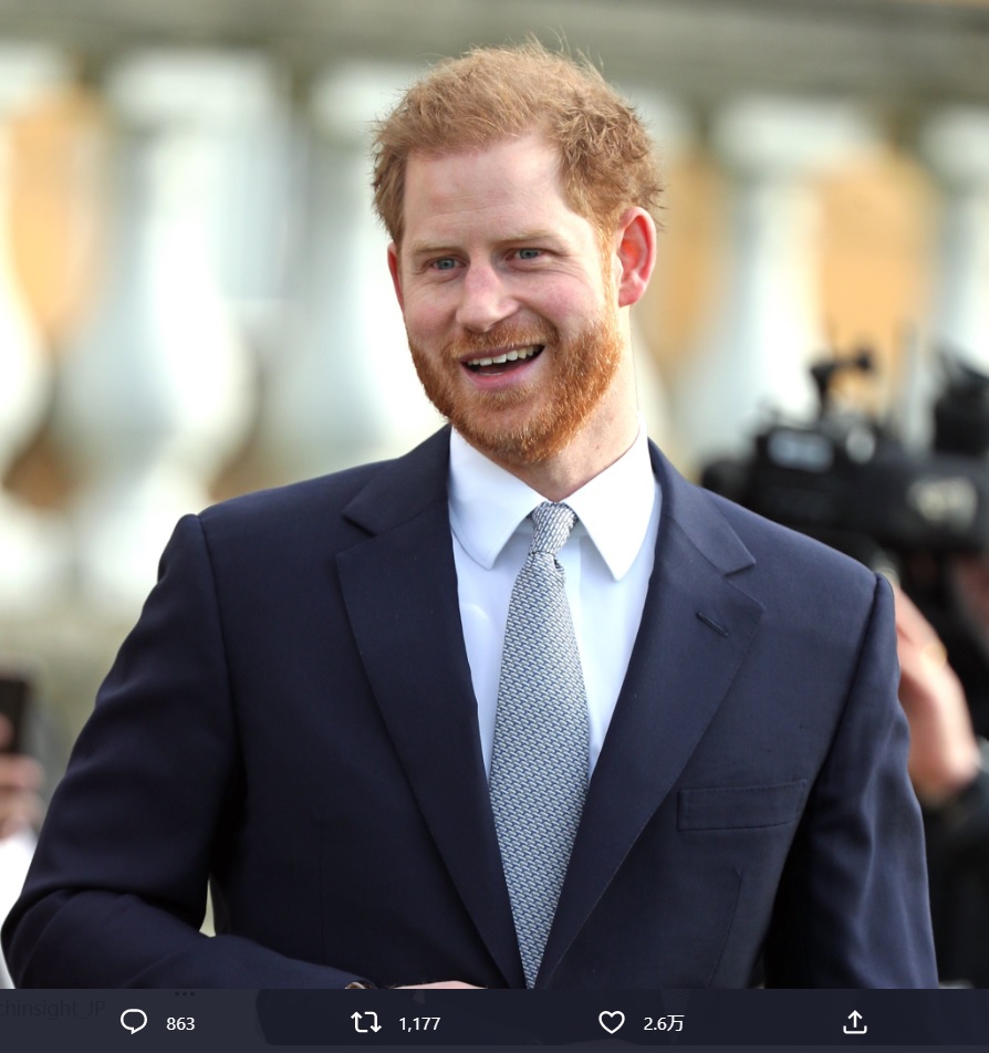 「セラピーで目が覚めた」とヘンリー王子（画像は『The Prince and Princess of Wales　2021年9月15日付Twitter「Happy Birthday Prince Harry!」』のスクリーンショット）