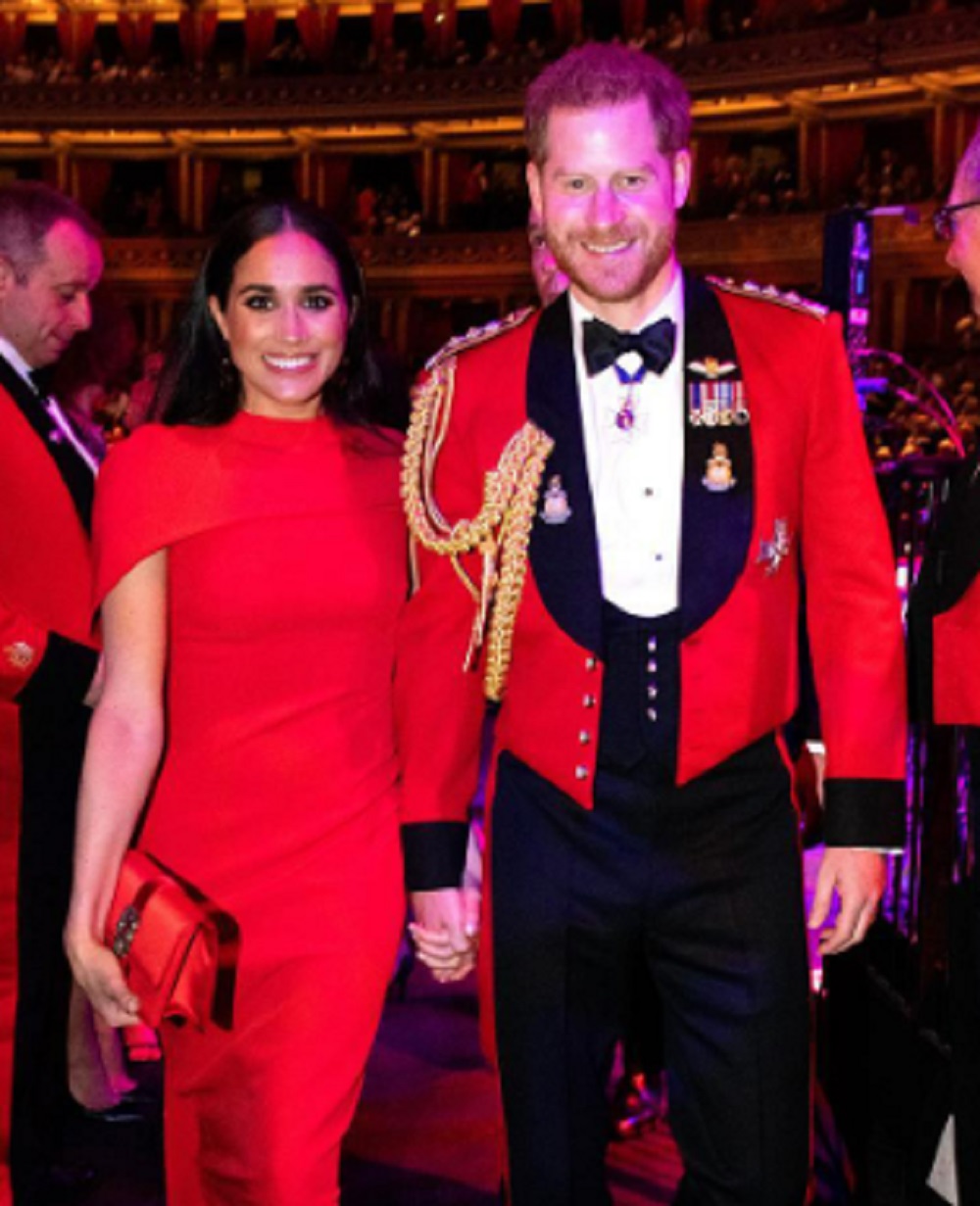 何の活動で表彰されるの？　ヘンリー王子夫妻（画像は『The Duke and Duchess of Sussex　2020年3月8日Instagram「More from tonight as The Duke and Duchess of Sussex joined veterans,」』のスクリーンショット）