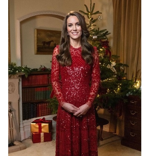 昨年に引き続き、クリスマス・キャロル礼拝を主催するキャサリン皇太子妃（画像は『The Prince and Princess of Wales　2022年12月11日付Instagram「＃TogetherAtChristmas」』のスクリーンショット）