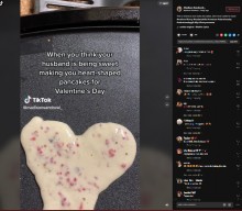 【海外発！Breaking News】夫が作ったバレンタインのホットケーキ、ハート型のはずが卑猥な形に（米）＜動画あり＞