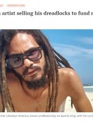 【海外発！Breaking News】21年間一度も切らなかったドレッドヘアを売りに出したミュージシャン「音楽キャリアの資金に」（南ア）