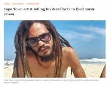 【海外発！Breaking News】21年間一度も切らなかったドレッドヘアを売りに出したミュージシャン「音楽キャリアの資金に」（南ア）