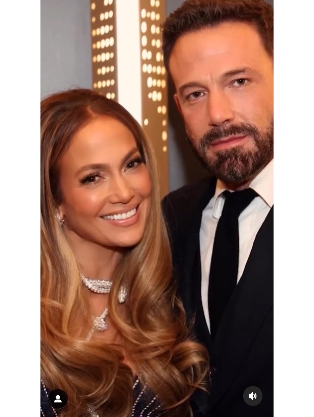 ビバリーヒルズに新居を購入したジェニファー・ロペス＆ベン・アフレック夫妻。2人は84億円超を現金で支払ったそうだ（画像は『Jennifer Lopez　2023年2月6日付Instagram「Always the best time with my love, my husband」』のスクリーンショット）