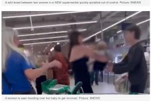 【海外発！Breaking News】スーパーで乱闘勃発　抱いていた子どもを預けて参戦する母親に唖然（豪）＜動画あり＞