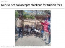 【海外発！Breaking News】授業料は鶏3羽　学校、保護者、地域も喜ぶ「学費家畜払い」（ジンバブエ）