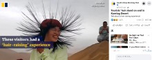 【海外発！Breaking News】砂漠で髪の毛が逆立つ現象が話題に　専門家は「今すぐ逃げて」と警告（中国）＜動画あり＞
