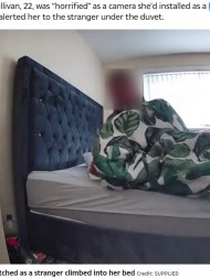 【海外発！Breaking News】外出中に見知らぬ男が自宅に侵入、勝手にベッドで眠る姿に恐怖（英）＜動画あり＞