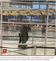 【海外発！Breaking News】米アトランタ空港騒然！　警察官を含む3人を刃物で刺した44歳女逮捕＜動画あり＞