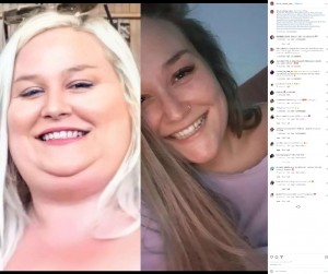 体重が170キロに達していたニュージーランド在住の女性。「スリーブ状胃切除術」を受けて3年弱で92キロの減量に成功していた（画像は『Life Of A Binge Eater　2021年9月3日付Instagram「Face 2 Face Friday」』のスクリーンショット）