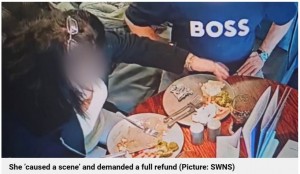 英ランカシャー州のパブで2023年、女性客が「料理に髪の毛が入っていた」とクレーム。しかし防犯カメラで卑劣な行為が明らかになっていた（『Metro　「Pub owner ‘disgusted’ after customer put own hair in food to get a refund」（Picture: SWNS）』より）