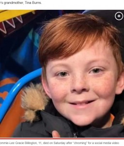イギリスに住む11歳少年が今年3月、TikTokチャレンジに挑戦して死亡した。制汗スプレーを吸引するクロミング（chroming）に挑戦し、心停止に陥った（『New York Post　「Boy, 11, dies after suffering cardiac arrest during ‘chroming’ social media challenge」』より）