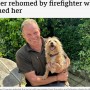 【海外発！Breaking News】火災現場で亡くなった飼い主に寄り添う犬、消防隊員に引き取られて幸せな生活を送る（英）