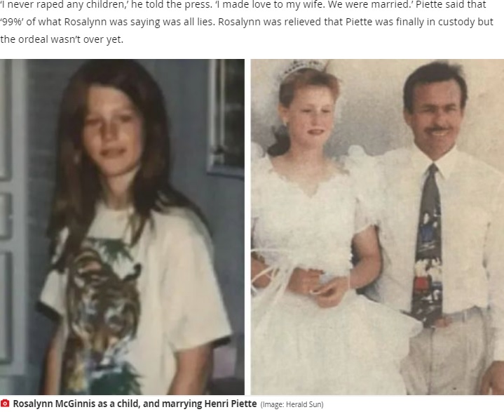 米オクラホマ州で1997年に誘拐された12歳少女。その後19年にわたって連れまわし、性的虐待を繰り返してきた男に2020年2月、終身刑が言い渡された（『The Mirror　「Woman kidnapped by own stepdad for 20 years - and forced to have nine children」（Image: Herald Sun）』より）