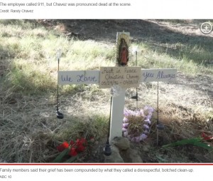 米カリフォルニア州の公園で2023年7月、ホームレスの女性が草刈り機に轢かれて死亡した。作業員は寝ていた女性の存在に全く気付いていなかったという（『New York Post　「Landscaper fatally runs over homeless woman sleeping in California park with lawnmower」（ABC 10）』より）