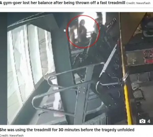 【海外発！Breaking News】ランニングマシン使用中の女性、開いていた3階窓から転落死（インドネシア）＜動画あり＞
