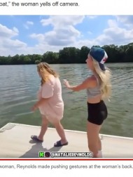 【海外発！Breaking News】泳げない女性を湖に飛び込むよう促したインフルエンサー、笑いながら立ち去る姿に怒りの声（米）＜動画あり＞