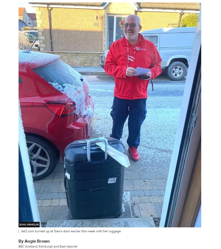 2022年夏、スコットランド在住の女性がトルコに向かった際、ロストバゲージ被害に遭った。しかし5か月後、行方不明だったはずのスーツケースが突然自宅に届いたという（『BBC　「Woman’s luggage turns up five months after luxury holiday」（SIAN ARMOUR）』より）