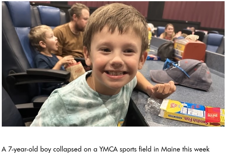 アメリカンフットボールが起源となった、フラッグフットボールの試合をしていた7歳男児。フィールドで倒れ、そのまま帰らぬ人となってしまった（『People.com　「7-Year-Old Boy Dies After Collapsing on Sports Field from Sudden Cardiac Arrest, Parents Say」』より）