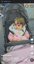 【海外発！Breaking News】初めて眼鏡をかけた1歳女の子　険しい表情が一変し、愛らしい笑顔に（英）＜動画あり＞