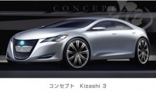 スズキがニューヨークモーターショーに「コンセプト Kizashi 3」出品