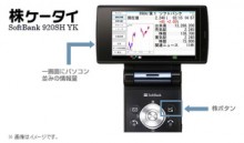 オンライントレードに特化した株ケータイ　「Softbank　920SH　YK」発売